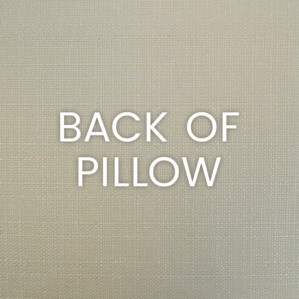Mint traditional pillow with a textured linen-like cover, 24 x 24 inches.