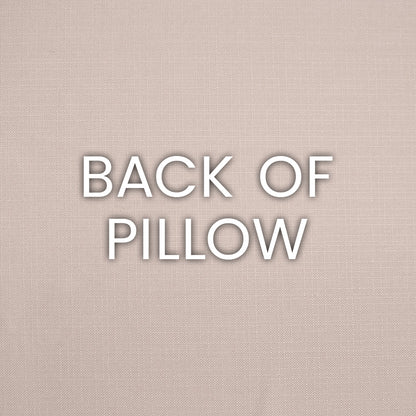 D.V. KAP HOME   24" x 24" Lyon Pillow - Blush Band / Ribbon    - 3122-B-2424