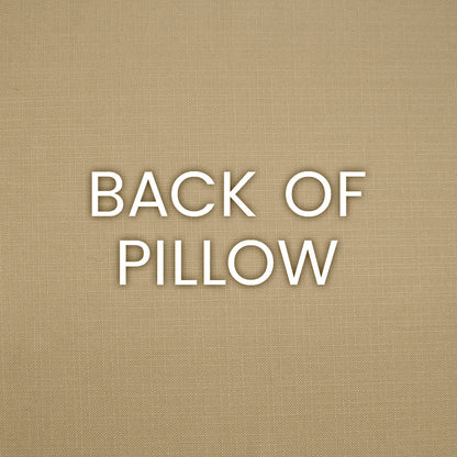 D.V. KAP HOME   24" x 24" Lyon Pillow - Saffron Band / Ribbon    - 3122-S-2424