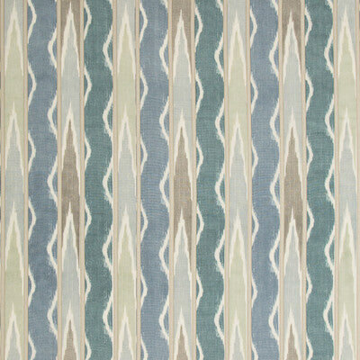 KRAVET COUTURE PRINT STRIPES BLUE,SPA,TEAL   - UBUD.15.0