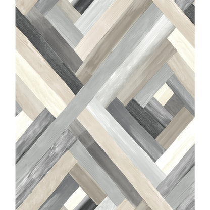 York Wallcoverings Urban Digest Wynwood Geometric Grey Wallpaper  Geometrics Greys   - UC3834