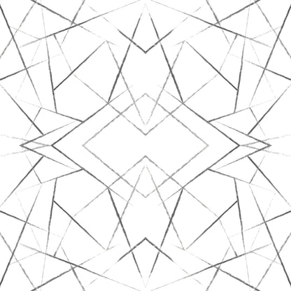 York Wallcoverings Urban Digest Geo Diamond Black Wallpaper  Geometrics Blacks   - UC3847