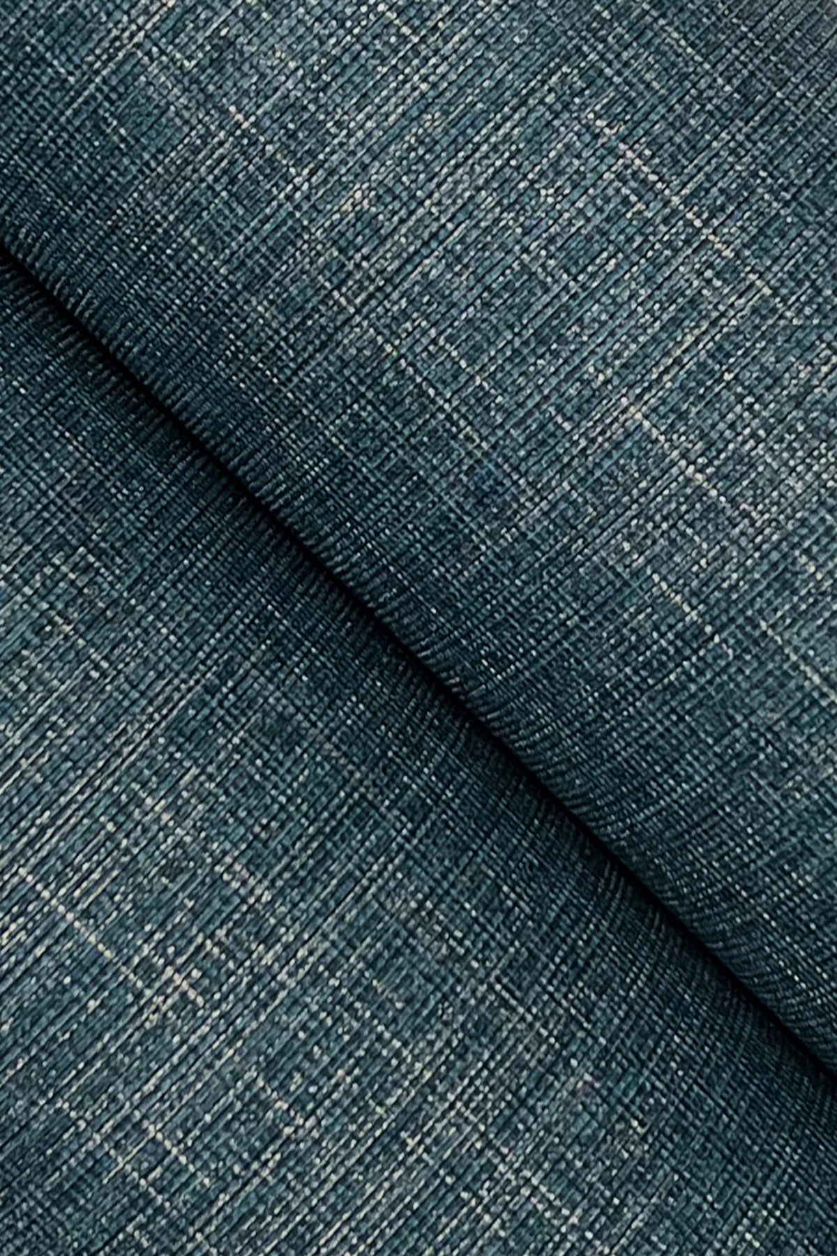 York Wallcoverings Urban Digest Berwick Indigo Wallpaper Traditional Weaves Blues   - UD2500N