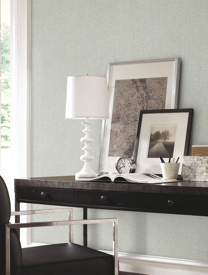 York Wallcoverings Urban Digest Berwick Celadon Wallpaper Traditional Weaves Greens   - UD2503N