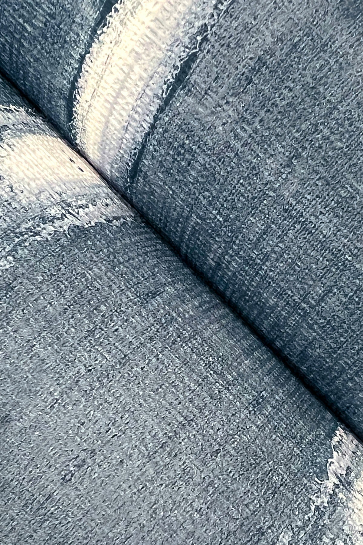 York Wallcoverings Urban Digest Resound Indigo Wallpaper Modern Stripes Blues   - UD2515N