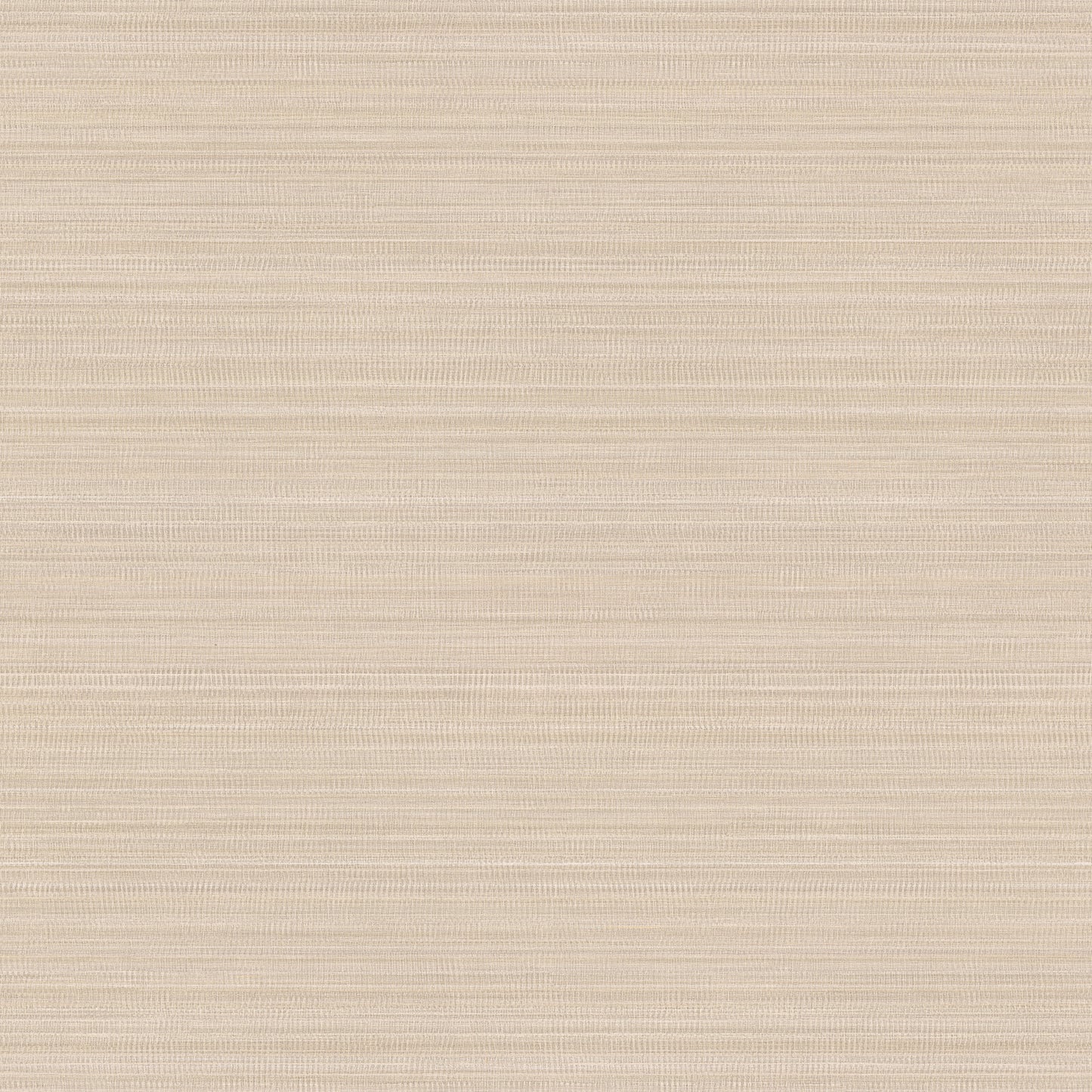Beige woven texture wallpaper with subtle horizontal stripes, linen-like.
