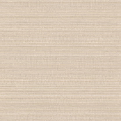Beige woven texture wallpaper with subtle horizontal stripes, linen-like.