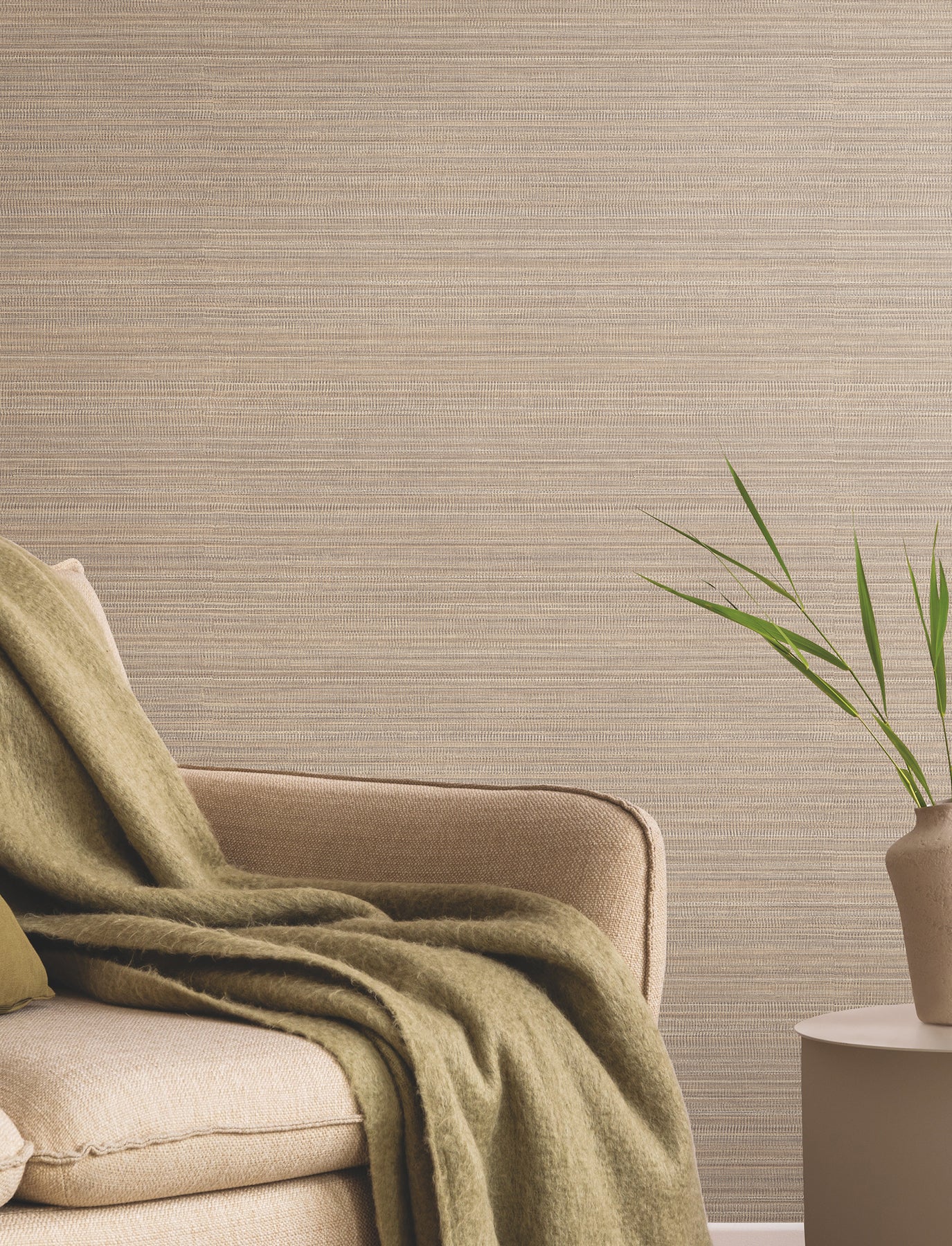 York Wallcoverings Urban Digest Allineate Parchment Wallpaper Eclectic Bohemian Browns   - UD2530N