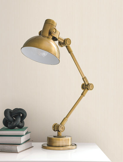 York Wallcoverings Urban Digest Camden Porcelain Wallpaper Traditional Stripes Whites and Off-Whites   - UD2534N