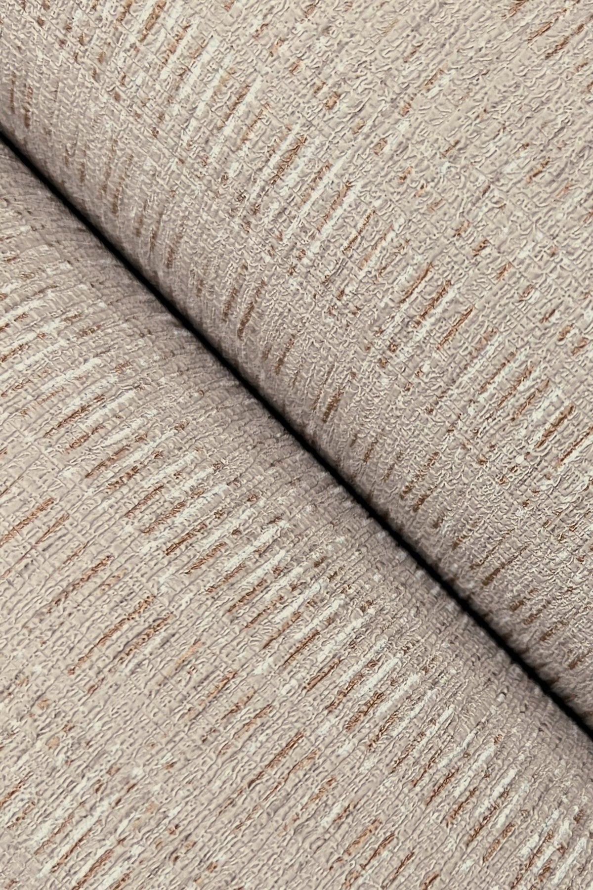 York Wallcoverings Urban Digest Stratford Linen Wallpaper Transitional Stripes Browns   - UD2541N