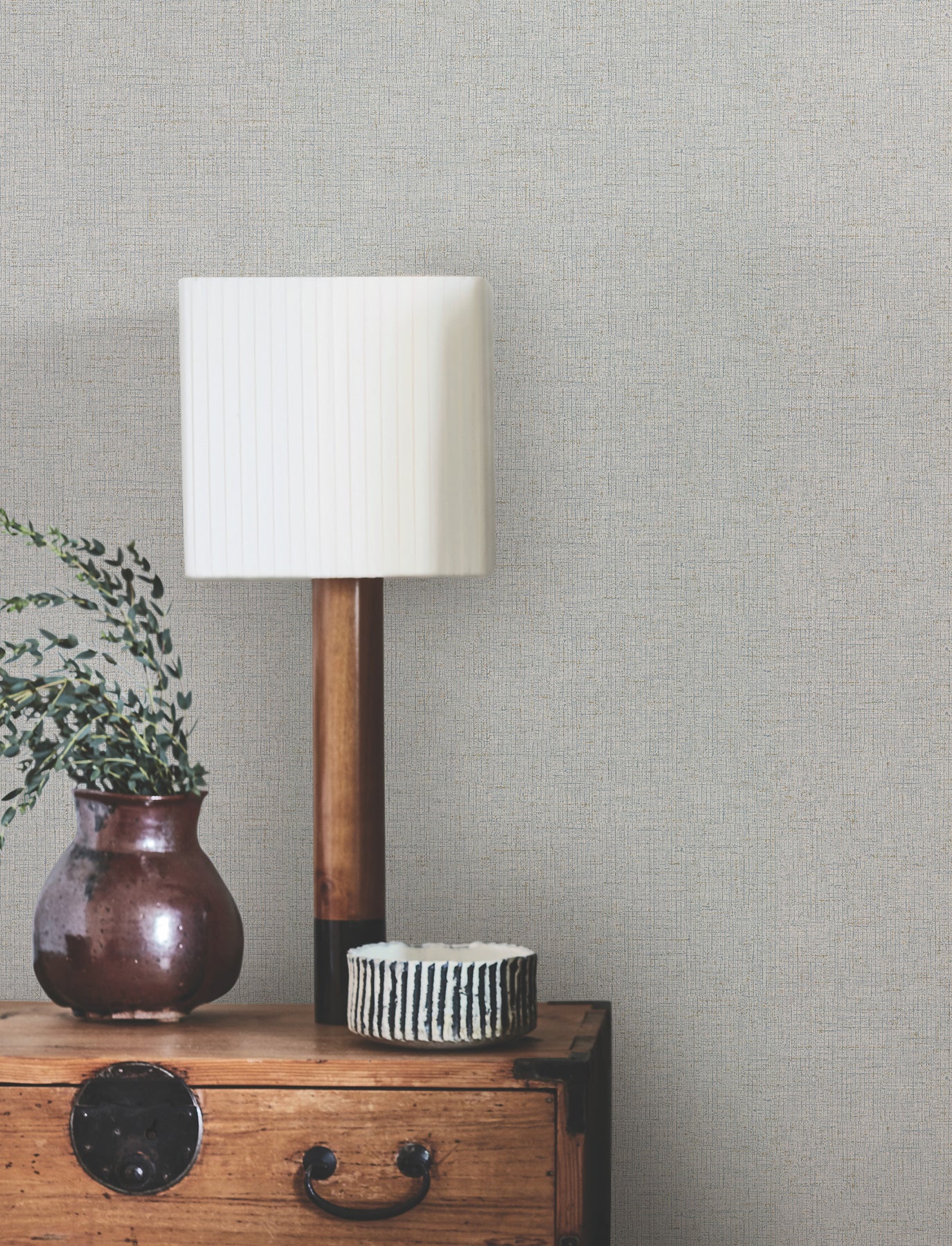 York Wallcoverings Urban Digest Hardy Linen Dusk Wallpaper Traditional Weaves Blues   - UD2557N