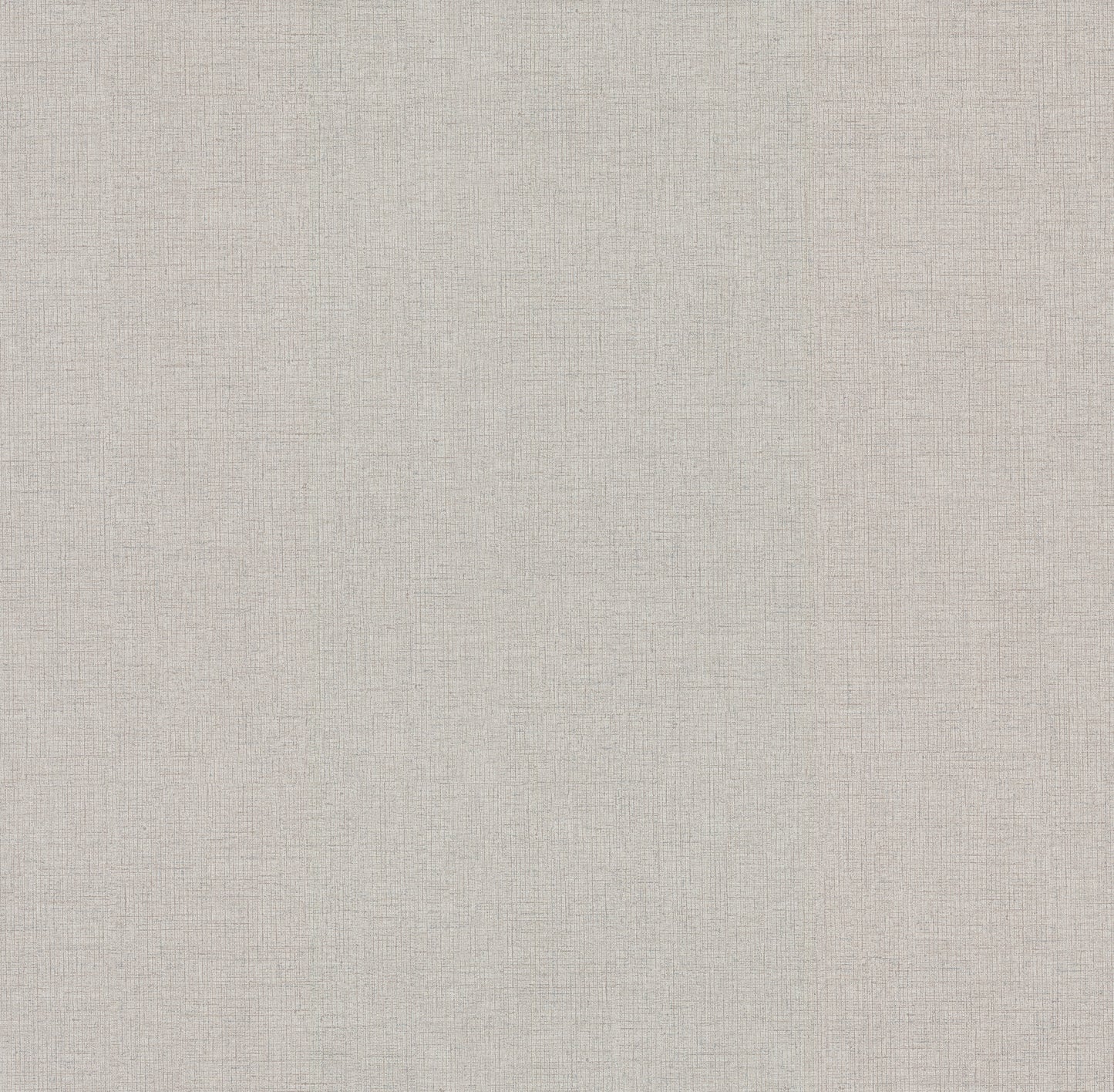 Grey linen-like wallpaper with a subtle woven texture.