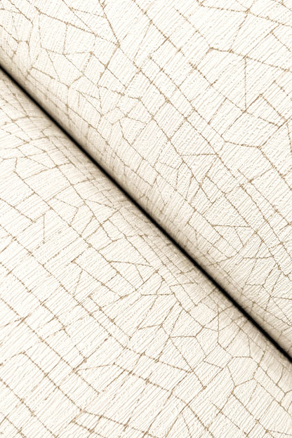 York Wallcoverings Urban Digest Exchange Gilded Wallpaper Industrial Geometrics Whites and Off-Whites   - UD2566N