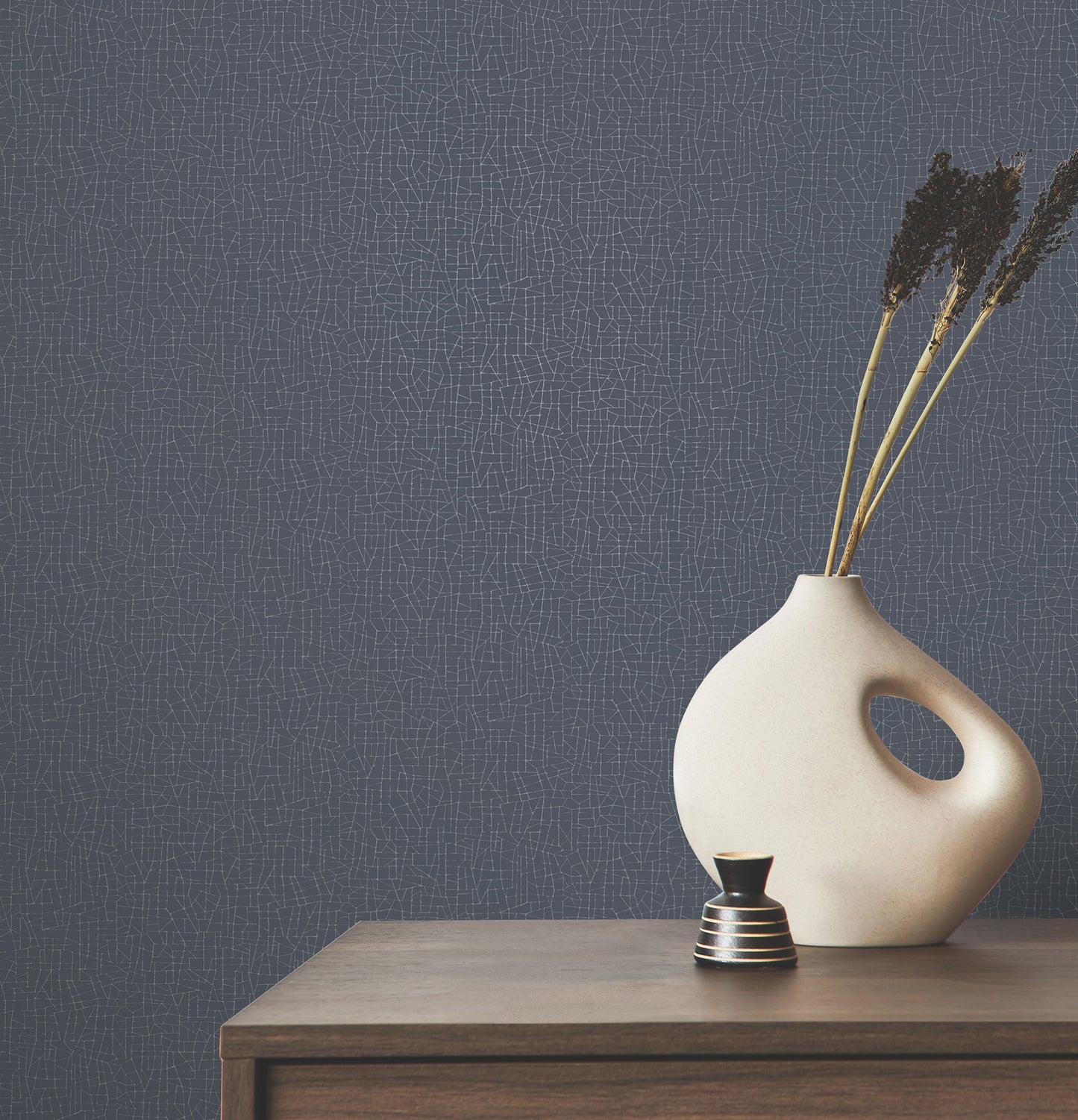 York Wallcoverings Urban Digest Exchange Ink Press Wallpaper Industrial Geometrics Blues   - UD2567N