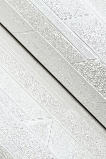 York Wallcoverings Urban Digest Verge Alabaster Wallpaper Modern Stripes Whites and Off-Whites   - UD2591N