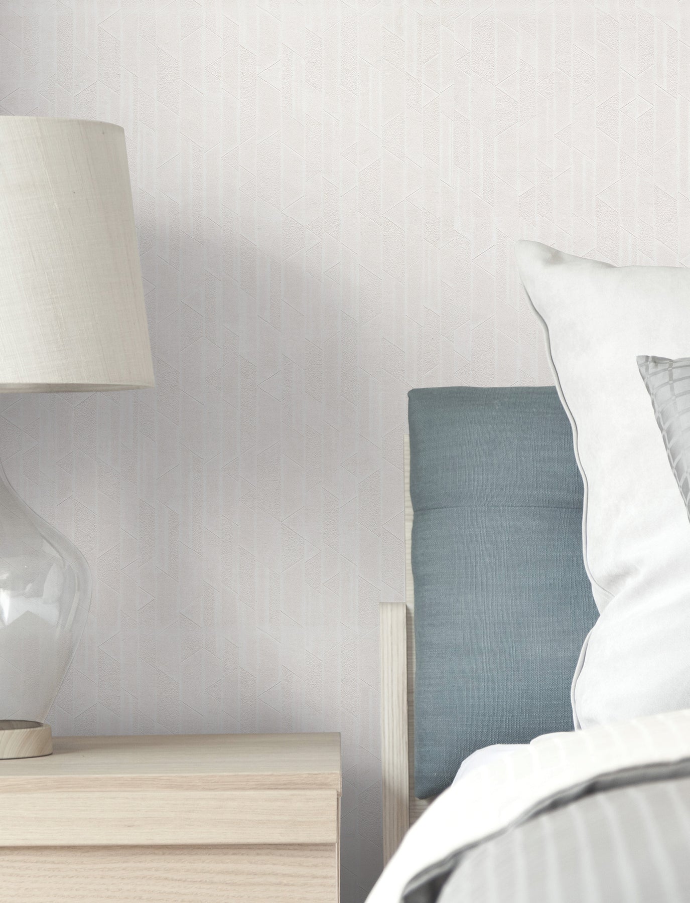 York Wallcoverings Urban Digest Verge Alabaster Wallpaper Modern Stripes Whites and Off-Whites   - UD2591N