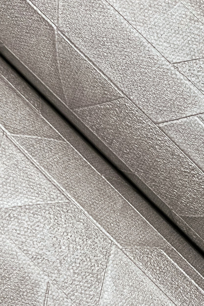 York Wallcoverings Urban Digest Verge Soapstone Wallpaper Modern Stripes Greys   - UD2592N