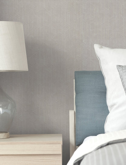 York Wallcoverings Urban Digest Verge Soapstone Wallpaper Modern Stripes Greys   - UD2592N