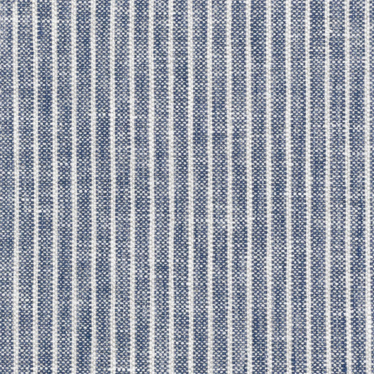 STOUT TEXTILES  UPHOLSTERY,WOVENS TRADITIONAL, STRIPE INDIGO,INK   - UNCA-1
