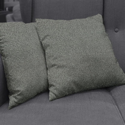 Charcoal gray flannel solid fabric swatch