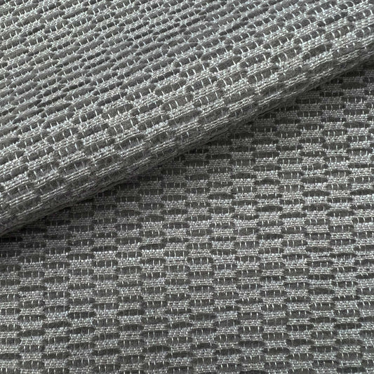 JF Fabrics Inside Out, JF Fabrics UNWIND 96 Fabric Texture Grey, Silver  Chenille, Outdoor, Texture - 9030596 J9201