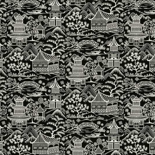 STOUT TEXTILES  MULTIPURPOSE,EMBROIDERIES TRADITIONAL, TOILE BLK/WHT,DOMINO,SALT/PEP,ZEBRA   - UPSA-2