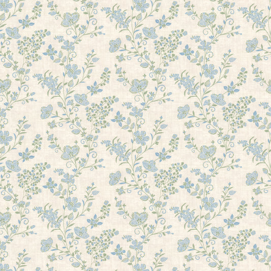 STOUT TEXTILES  MULTIPURPOSE,PRINT TRADITIONAL, FLORAL CORNFLOWER   - UPSC-2