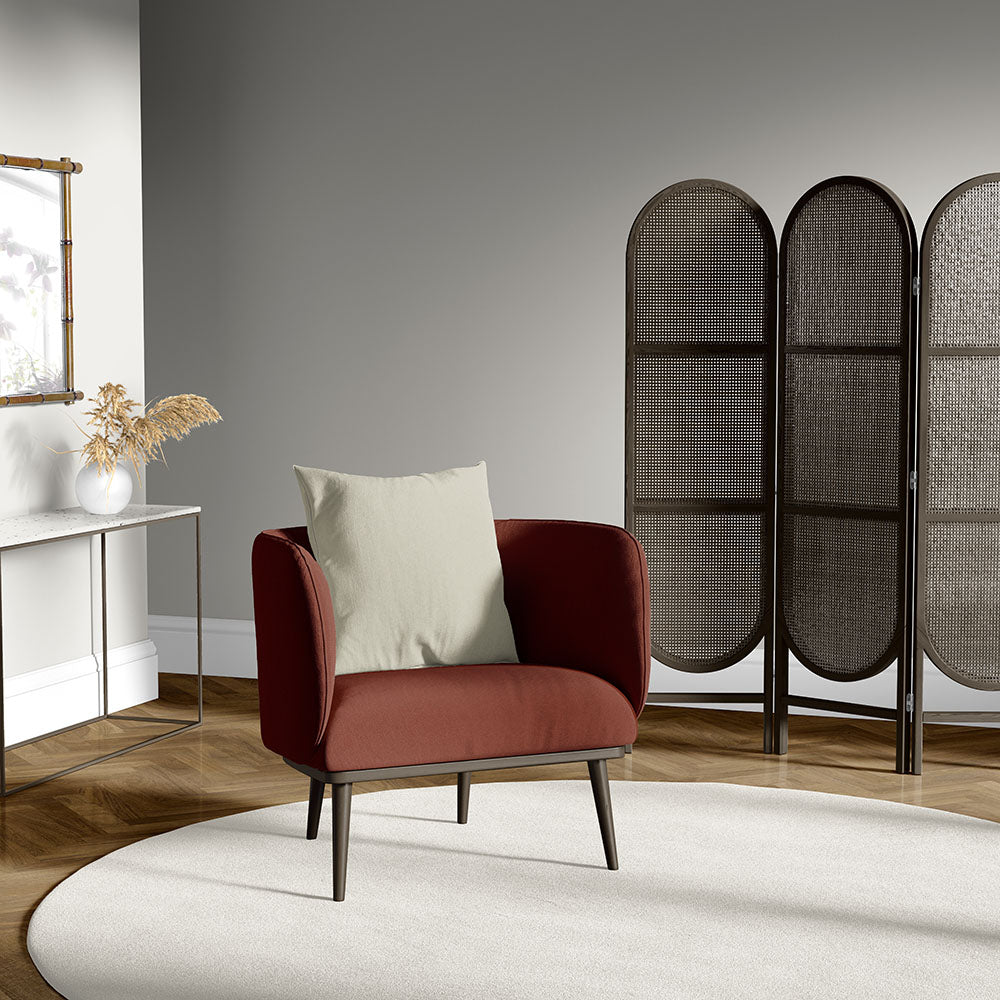 NICHOLASJOHN INC NJ-MARVIN Rust Solid   Fabric - NJ25-3594