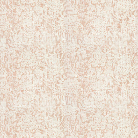 STOUT TEXTILES  MULTIPURPOSE,WOVENS TRANSITIONAL,, FLORAL SALMON   - URGE-1