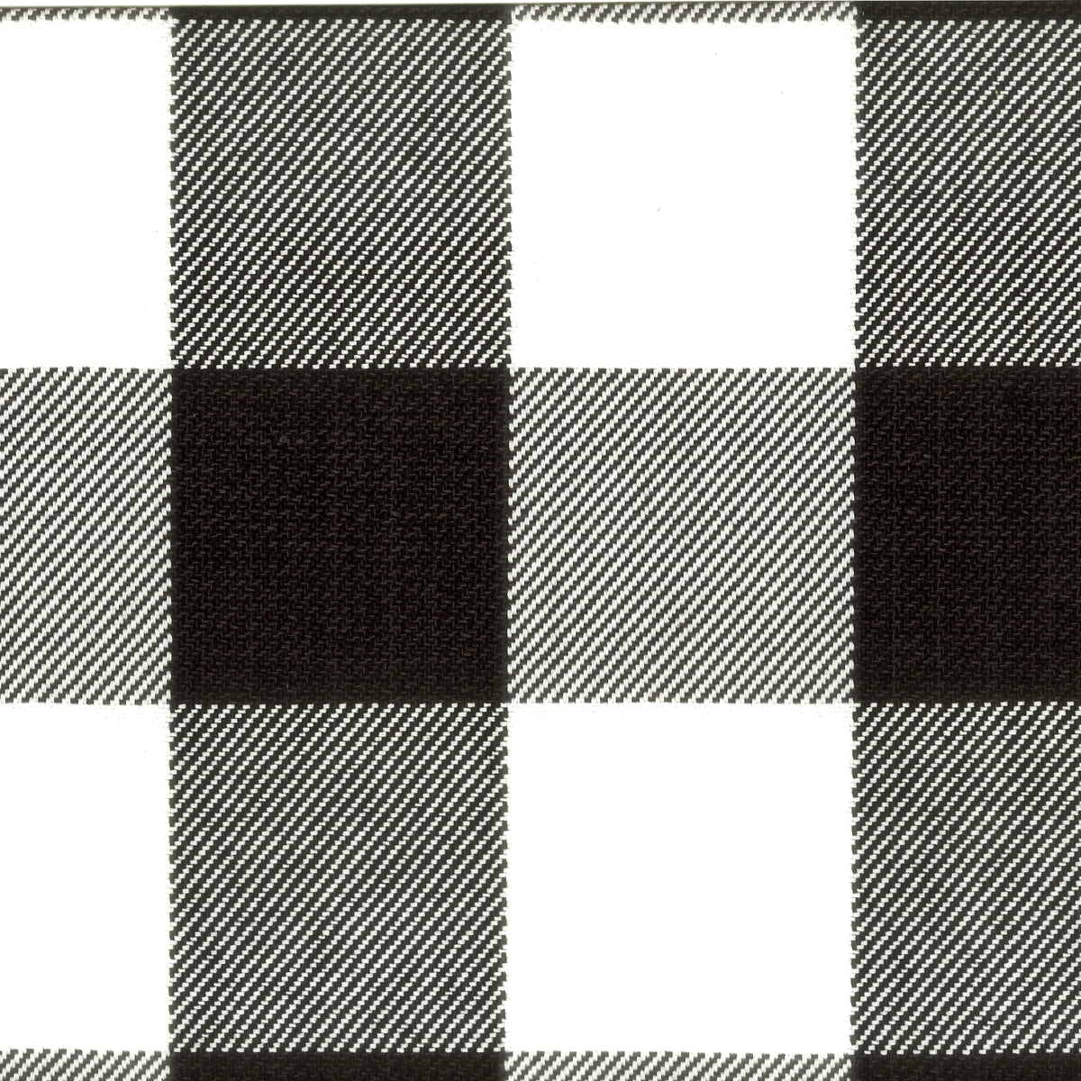 STOUT TEXTILES  MULTIPURPOSE,WOVENS TRADITIONAL, PLAID/CHECK BLACK/CREAM,CHECKERBOARD,EB/IV   - URIA-1