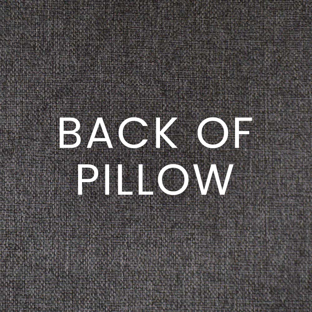 D.V. KAP HOME   24" x 24" Bloomers Pillow - Grey Floral    - 2229-G-2424