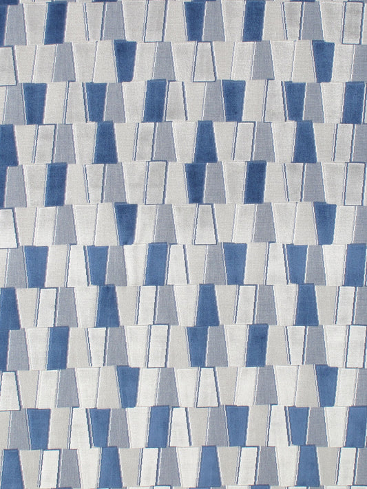 SCALAMANDRE  FACETS FABRIC SAPPHIRE   - V4 00024486