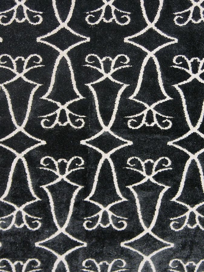 SCALAMANDRE OUTLET  FABRIC PRINCESS AIDA  FABRIC GRAPHITE   - VD 00040024