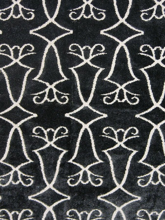SCALAMANDRE OUTLET  FABRIC PRINCESS AIDA  FABRIC GRAPHITE   - VD 00040024 NEW SKU # VD00240004