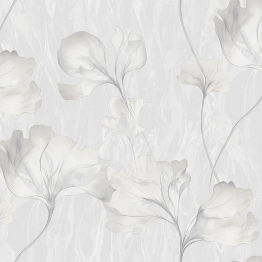 GALERIE WALLCOVERINGS Very Classical, Floral, All-over   Grey   - VE3317