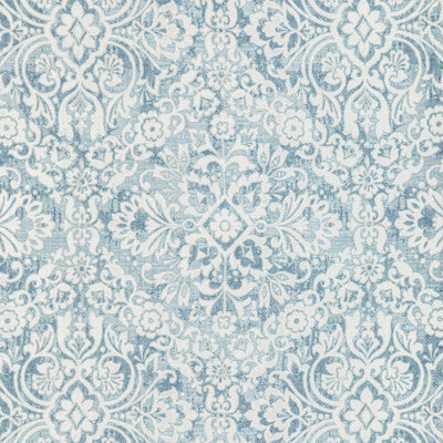 KRAVET BASICS PRINT MEDALLION / SUZANI / PERSIAN WHITE,BLUE,SPA   - VENEDIUS.15.0