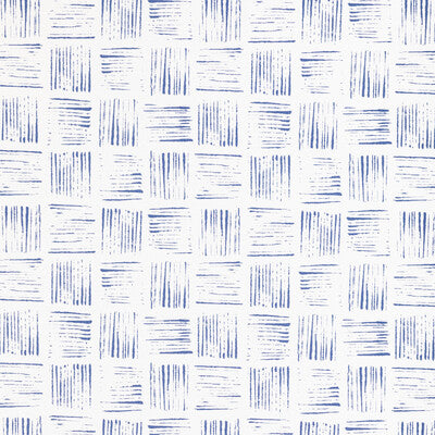 KRAVET BASICS PRINT MODERN WHITE,BLUE,   - VERUICO.15.0