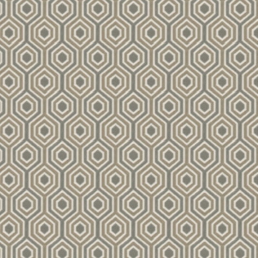 STOUT TEXTILES  UPHOLSTERY,VELVET TRANSITIONAL,, GEOMETRIC DRIFTWOOD   - VERV-3