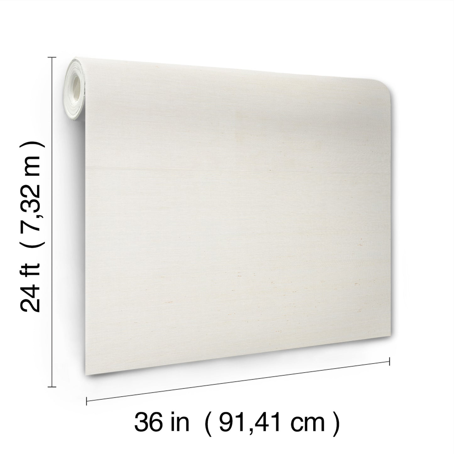 York Wallcoverings Magnolia Home Maguey Sisal White Wallpaper Traditional Grasscloth Whites and Off-Whites   - VG0000NWFD