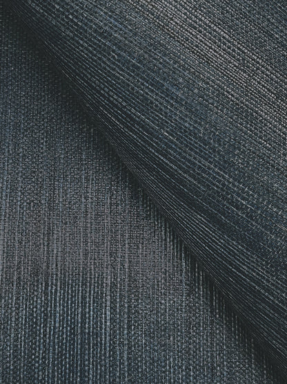 York Wallcoverings Grasscloth by York II Maguey Sisal Navy Wallpaper Traditional Grasscloth Blues   - VG4405NW