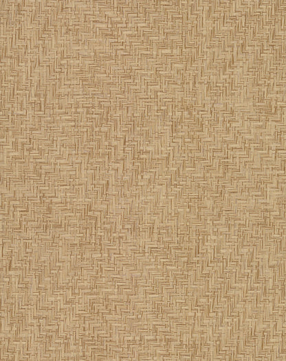 York Wallcoverings Grasscloth II Interlocking Weave Sisal Grasscloth Brown Wallpaper  Sisal Browns   - VG4420