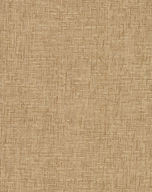 York Wallcoverings Grasscloth II Interlocking Weave Sisal Grasscloth Brown Wallpaper  Sisal Browns   - VG4420