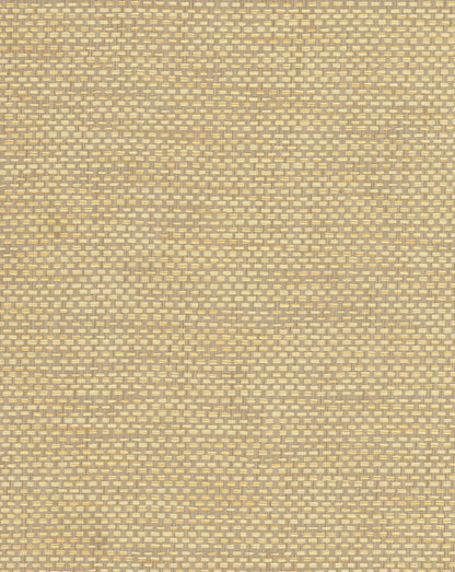 White woven crosshatch wallpaper with a soft, subtle texture.