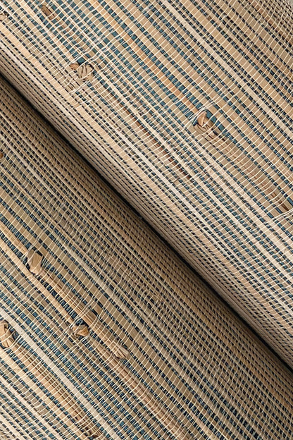 York Wallcoverings Grasscloth and Natural Resource Knotted Grass Beige Wallpaper Traditional Grasscloth Beiges   - VG4436GV