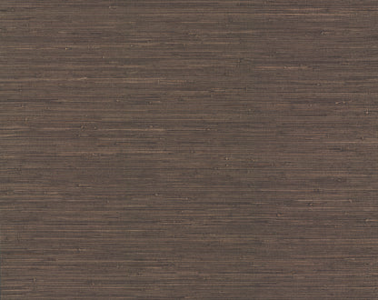 York Wallcoverings Black and White, III Knotted Grass Brown Wallpaper Traditional Grasscloth Browns   - VG4437GV