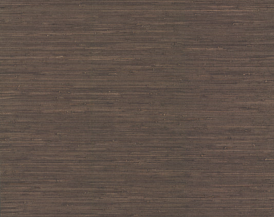 York Wallcoverings Black and White, III Knotted Grass Brown Wallpaper Traditional Grasscloth Browns   - VG4437GV