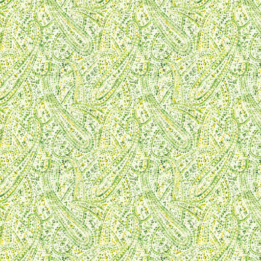 STOUT TEXTILES  MULTIPURPOSE,PRINT TRANSITIONAL,, PAISLEY APPLE,SEEDLING,SPRING   - VICE-1