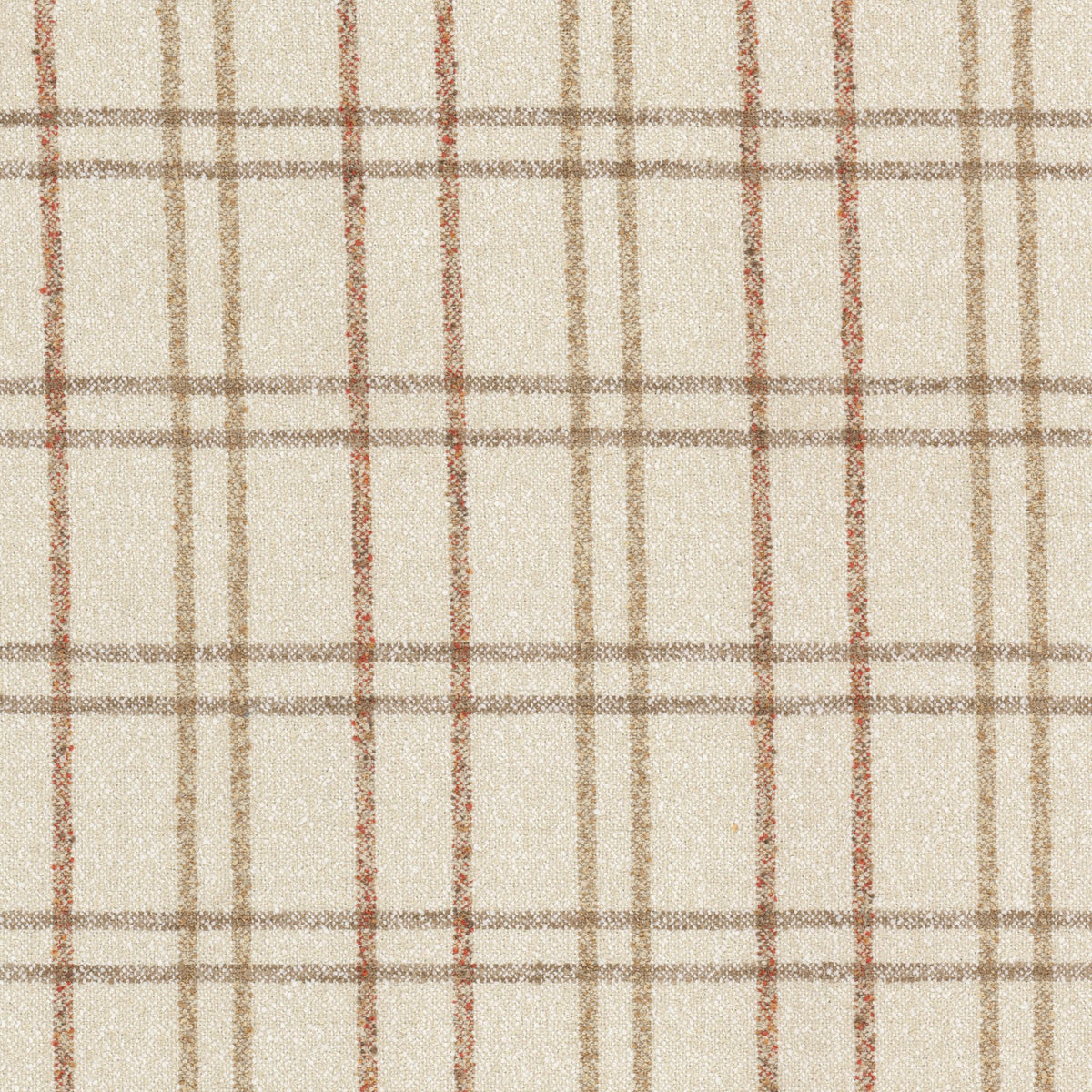 STOUT TEXTILES  UPHOLSTERY,WOVENS TRANSITIONAL,, PLAID/CHECK GINGER   - VIEL-2
