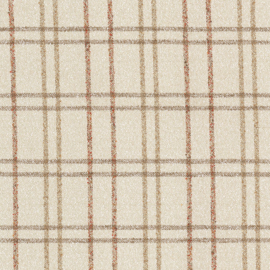 STOUT TEXTILES  UPHOLSTERY,WOVENS TRANSITIONAL,, PLAID/CHECK GINGER   - VIEL-2