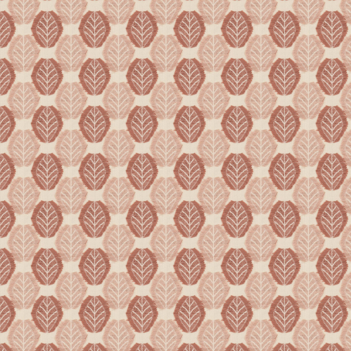 STOUT TEXTILES  MULTIPURPOSE,WOVENS TRANSITIONAL,, LEAF SALMON   - VIEW-2